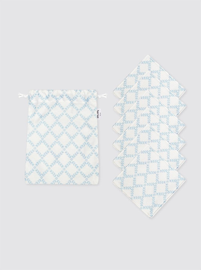 Toallitas Higiénicas 6 unidades con Bolsa - Atenea Azul