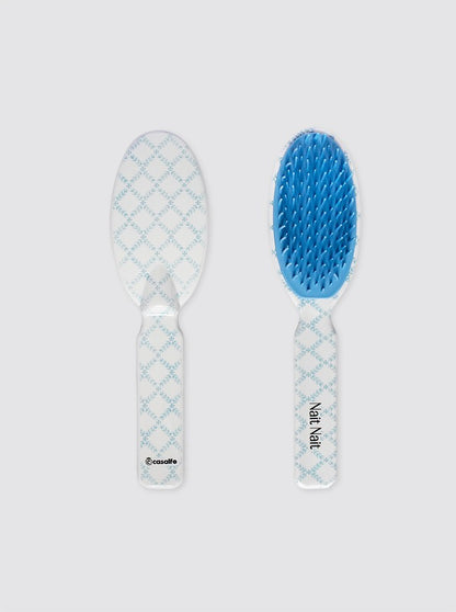 Cepillo Oval Pequeño Atenea Azul