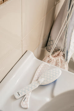 Cepillo Oval Pequeño Atenea Azul