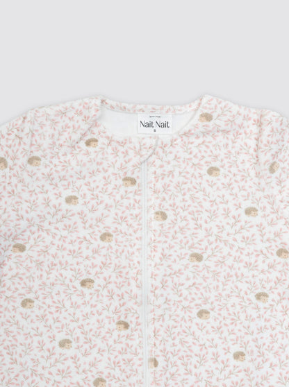 Pijama Burbuja con Mangas Erizos Rosas