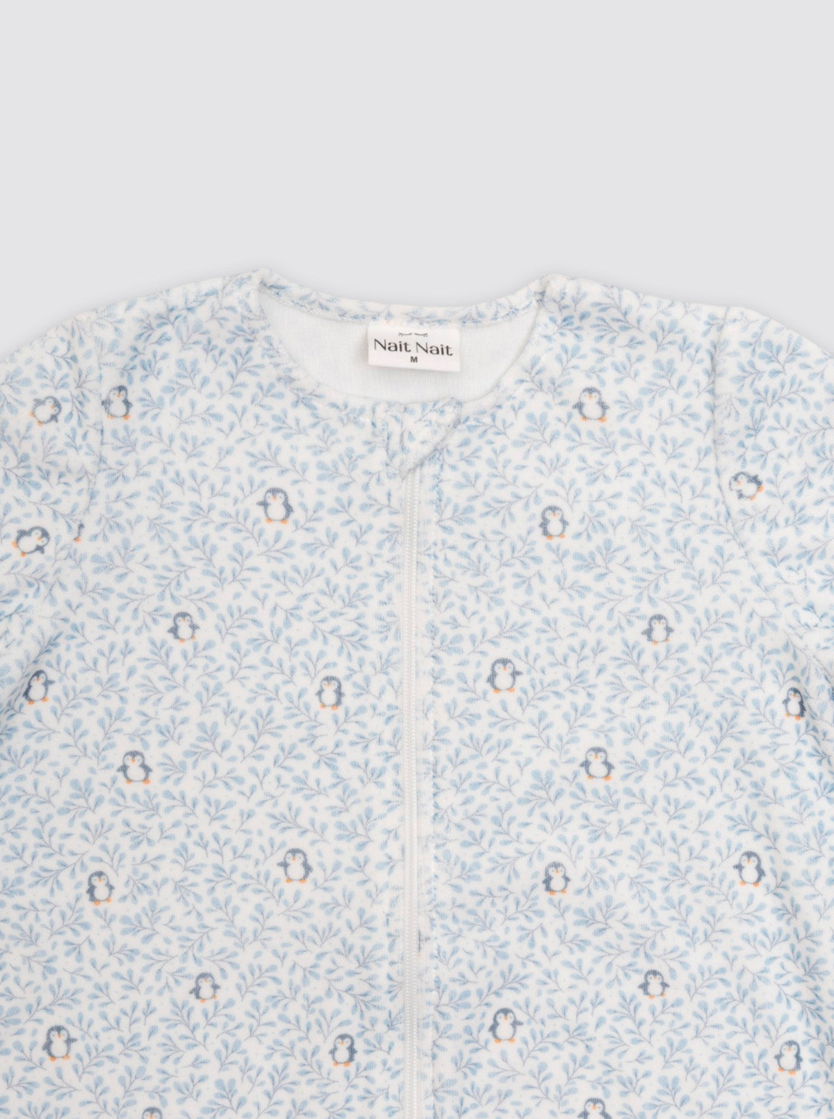 Pijama Burbuja con Mangas Pingüinos Azules