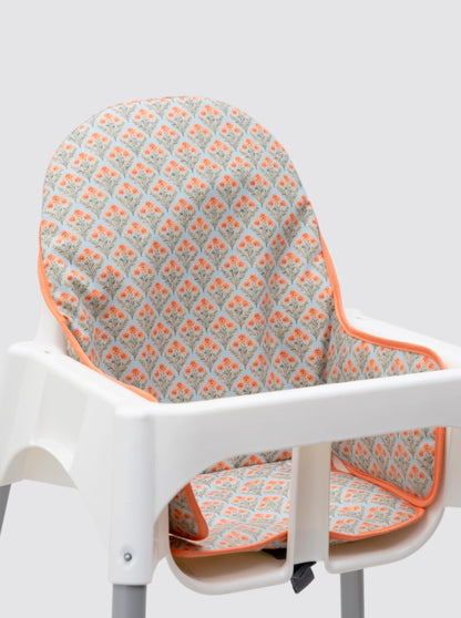 Funda Trona Ikea Margaritas Naranjas