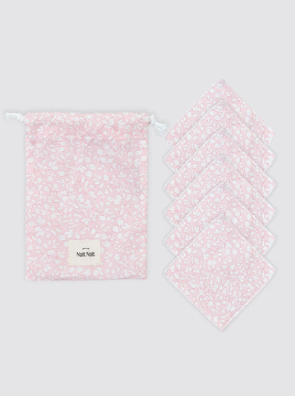 Hygienic Wipes 6 units with Pouch - Pink Pomegranates