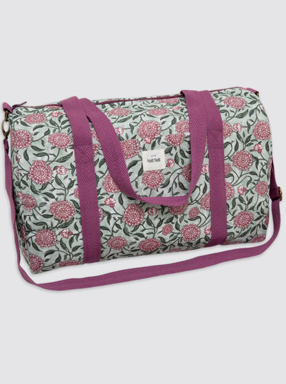 Mencía Pink Floral Travel Bag