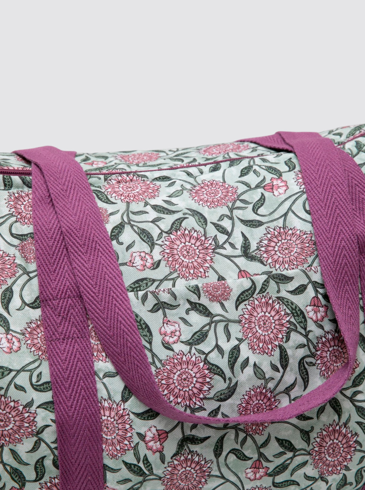 Mencía Pink Floral Travel Bag