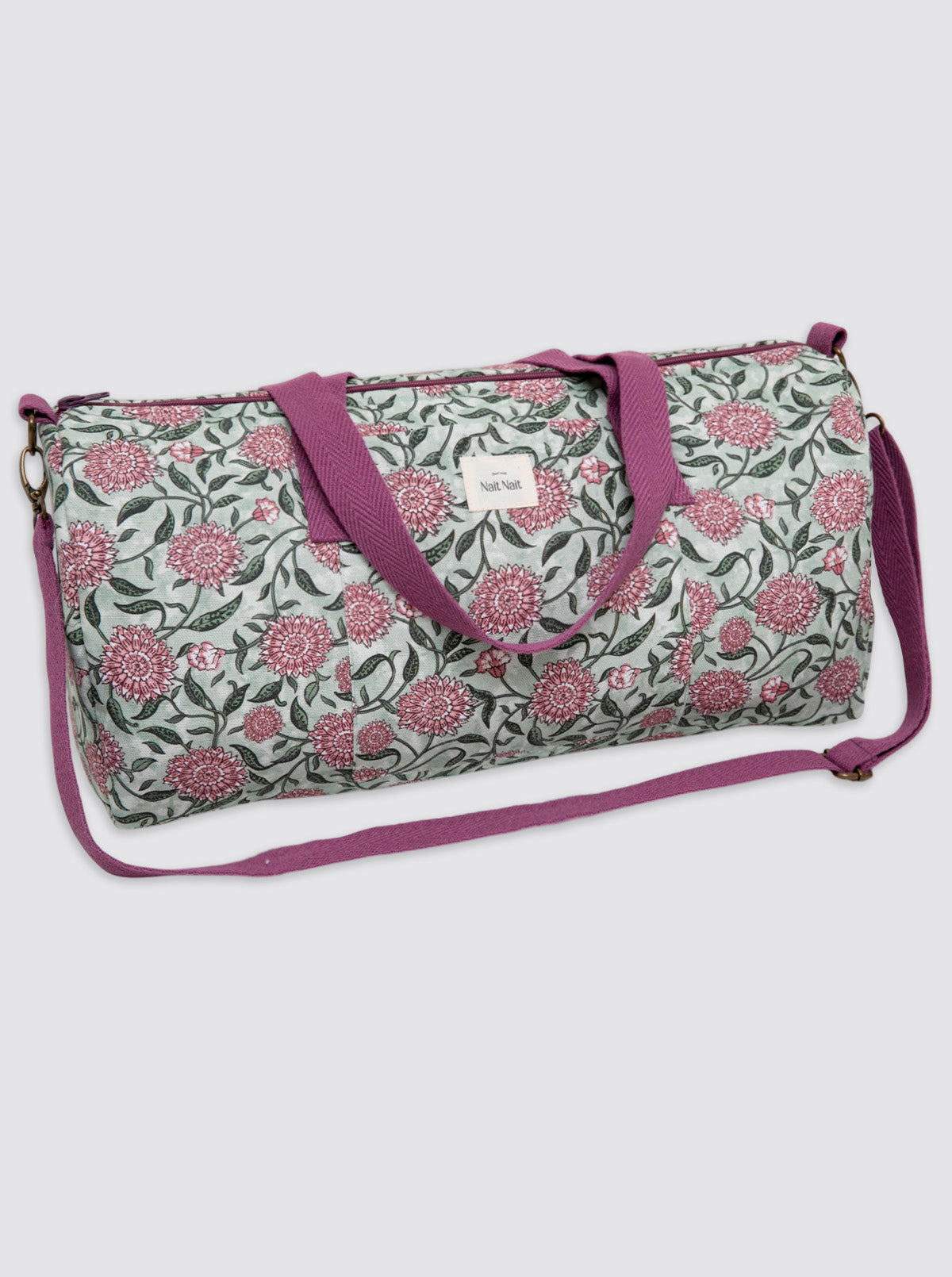 Bolsa de Deporte Cascais Flores Rosa