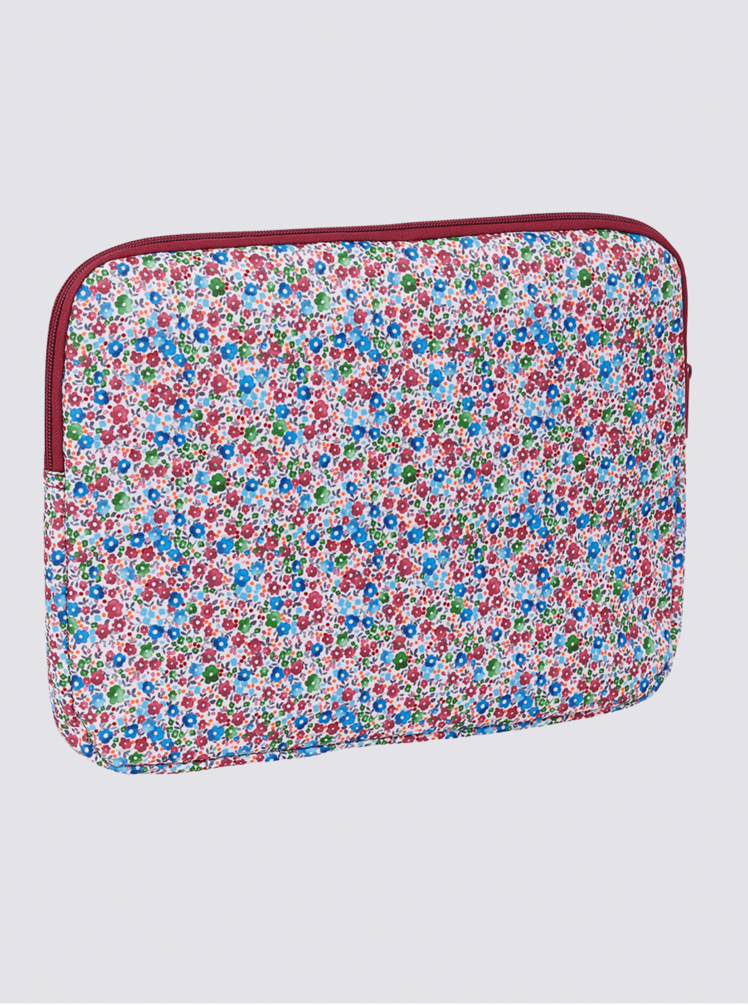 Funda para portátil 14'' Flores Coímbra Burdeos