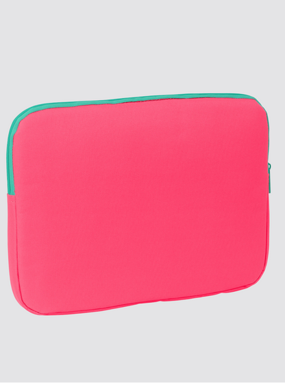 Funda para portátil 14'' Rosa Flúor