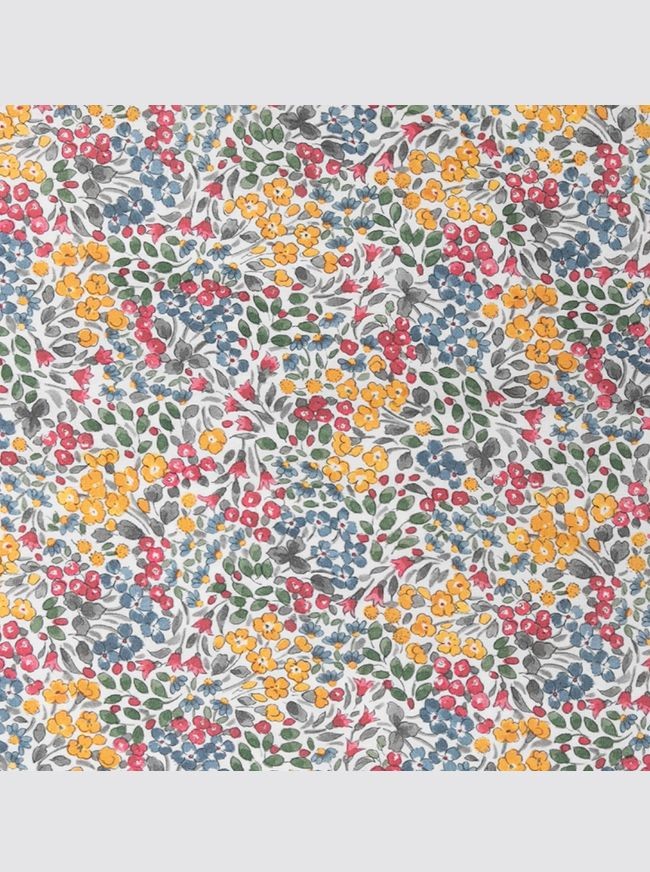 Mimosa Flowers Crawling Bib Knee Pad Blue