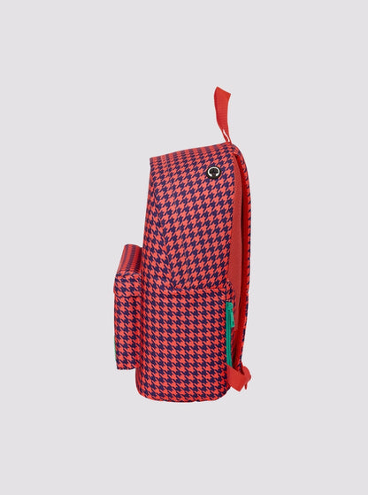 Mochila Grande Ordenador Pata de Gallo Coral