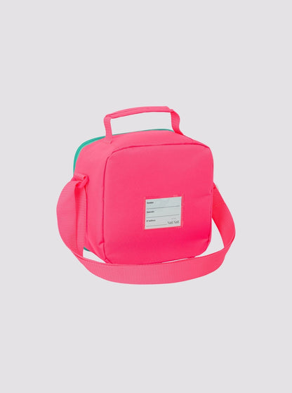 Bolsa Térmica Cuadrada Rosa Flúor