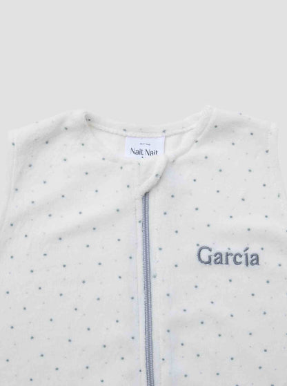 Bubble Pajamas with Gray Polka Dot Sleeves