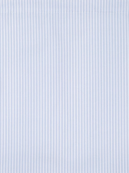 Small Piqué Shopping Bag in Light Blue Stripes