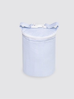 Blue Striped Cooler Bag