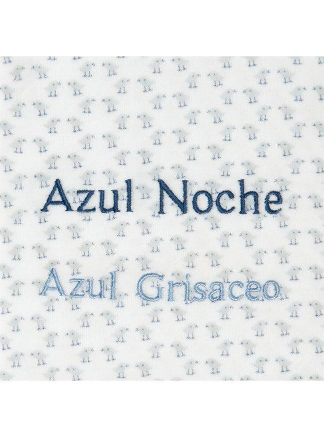 Bubble Pajamas with Sleeves Blue Chick Design