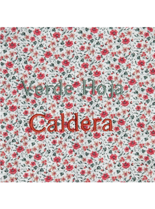 Toalla Lavabo Flor Carmín