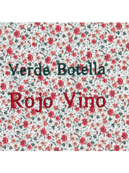 Toalla Lavabo Flor Carmín