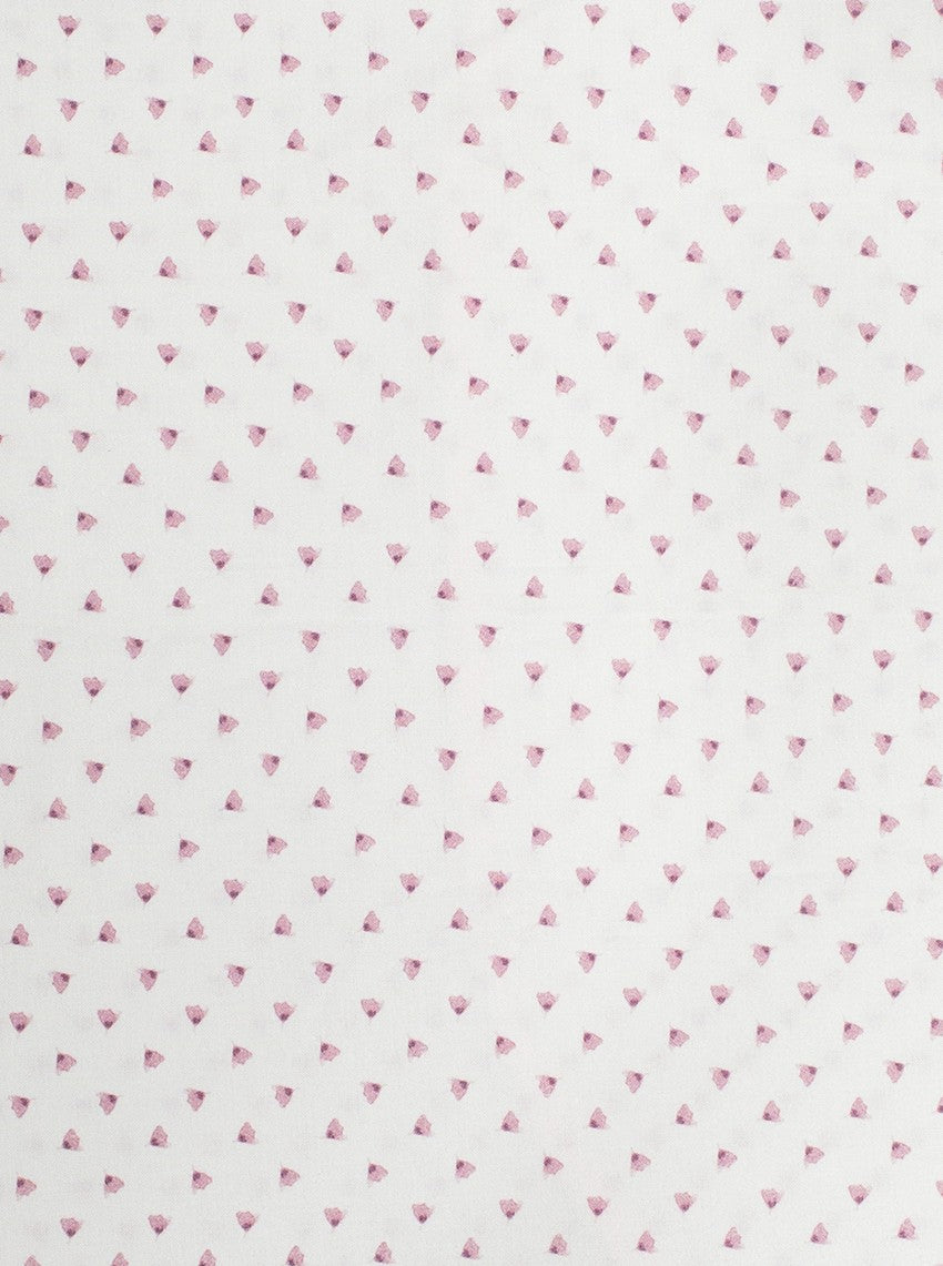 Nano Double Piqué Anti-Roll Cushion - Printed Bow