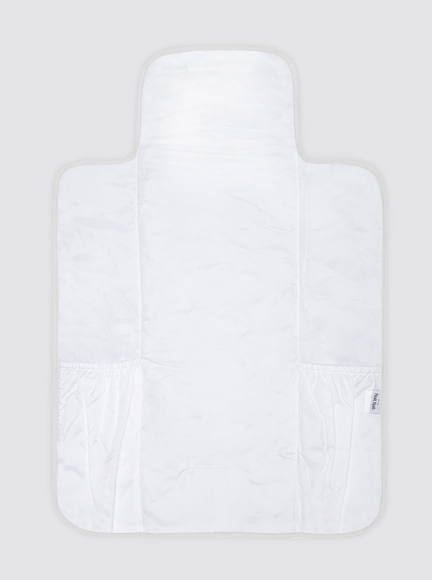 Cambiador Con Bolsillos Bodoques Blancos