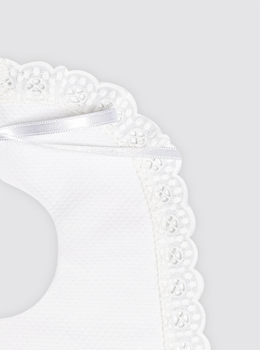 Babero de Baba Hexagonal con Rizo Impermeable