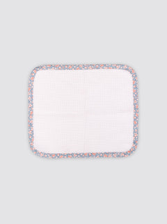 Blue Floral Toile Face Towel