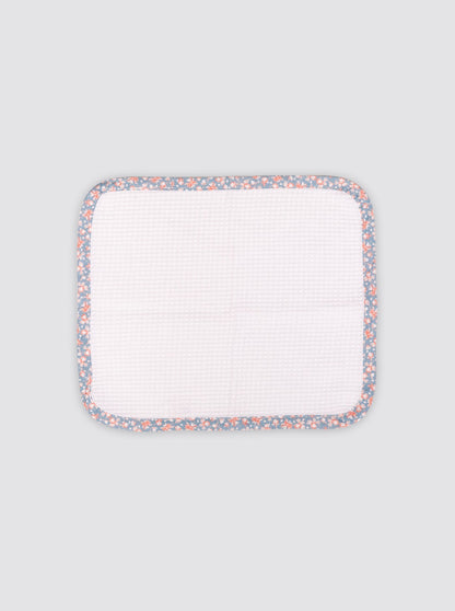 Blue Floral Toile Face Towel