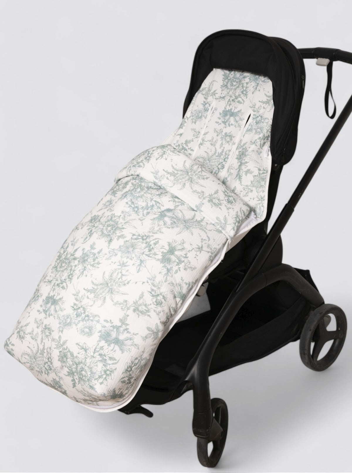 Couverture de poussette Dragonfly Chloé Flower avec chancelière