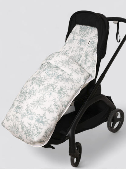 Couverture de poussette Dragonfly Chloé Flower avec chancelière