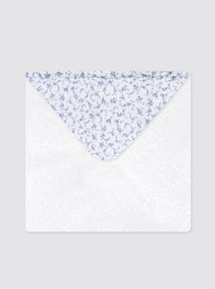 Mini Flower Towel, Blue