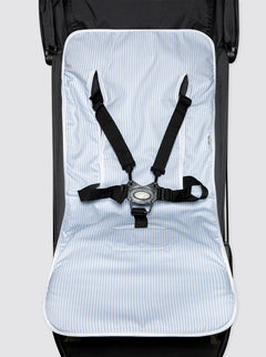 Funda de Verano Silla Ligera Piqué Rayas Celestes