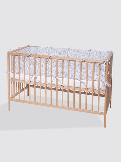 Pare-chocs miniature à fleurs bleues