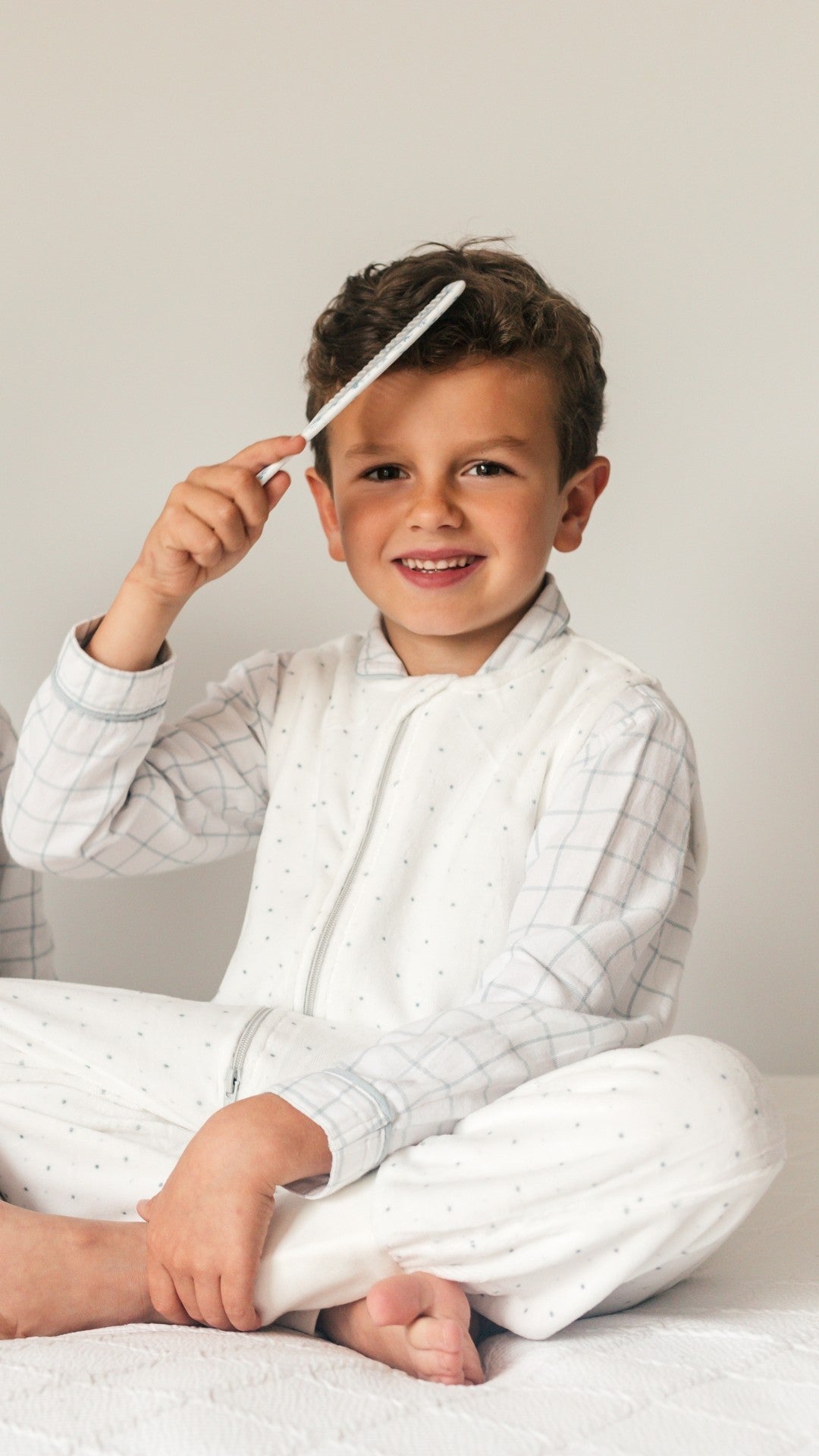 Peine de Ducha Flor Pitiminí Azul