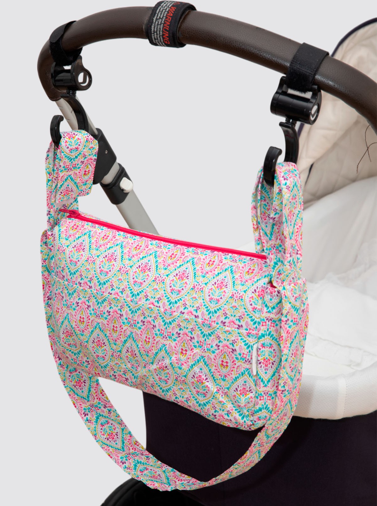 Petit sac à roulettes rose Jaipur