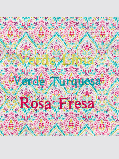 Talega Pequeña Jaipur Rosa