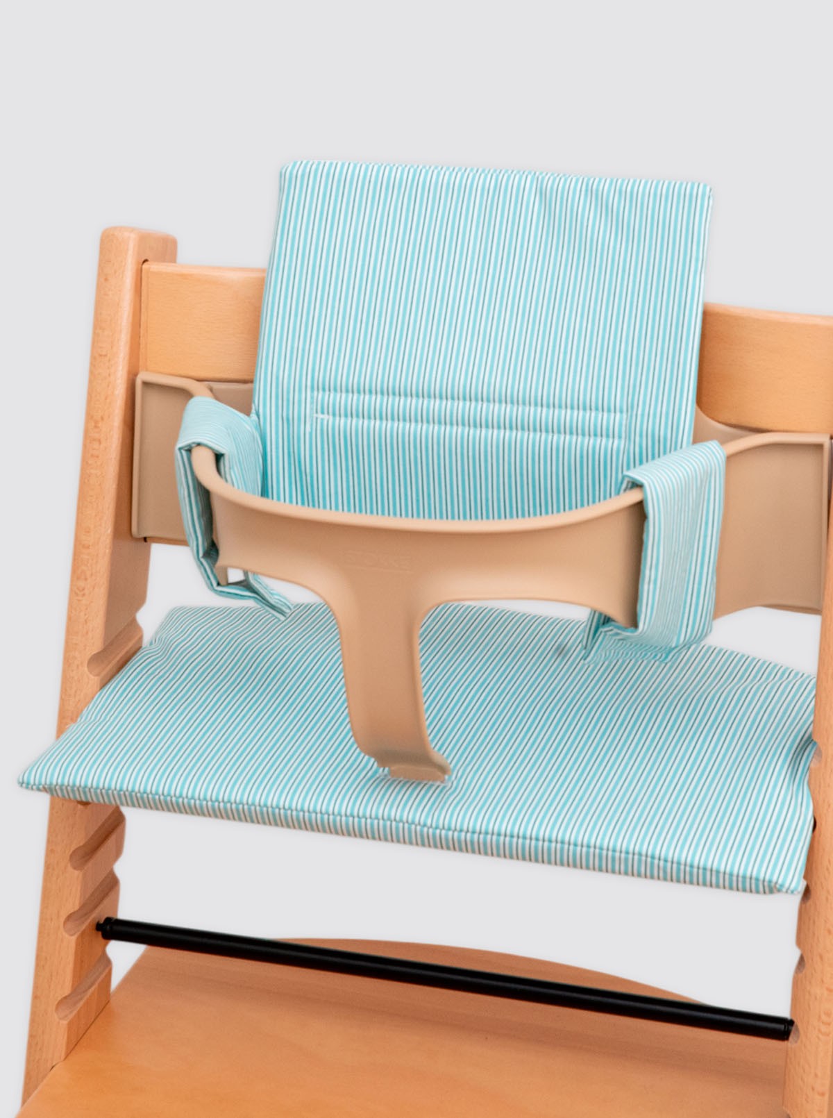 Stokke High Chair Cover Double Green Stripe