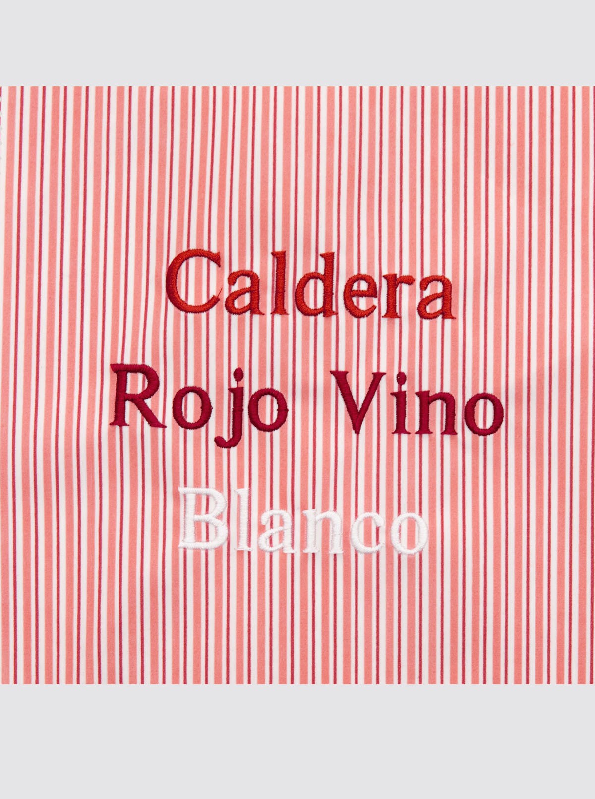 Small Double Striped Pink Bag