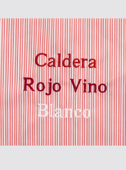 Small Double Striped Pink Bag