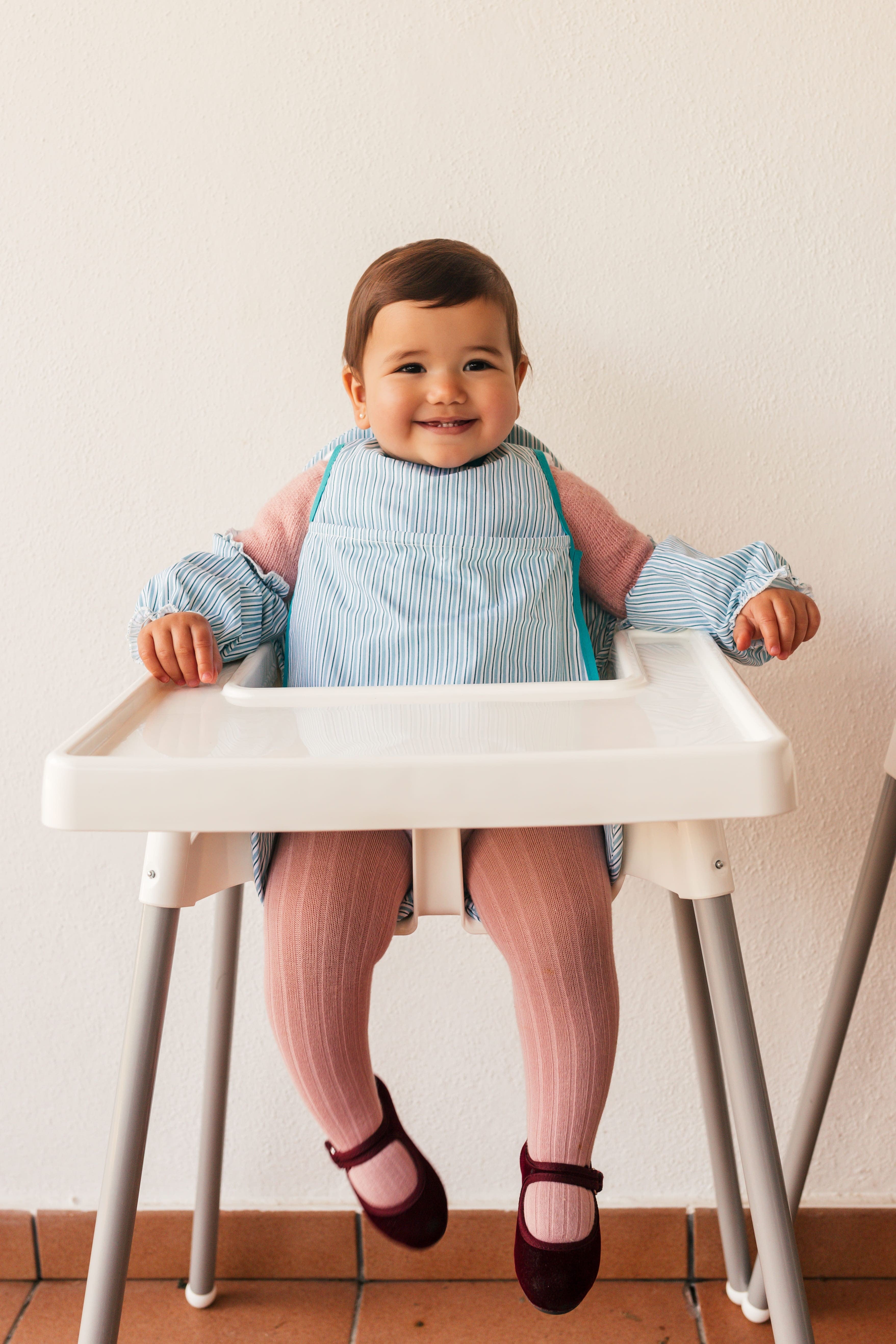 Ikea High Chair Cover Double Green Stripe