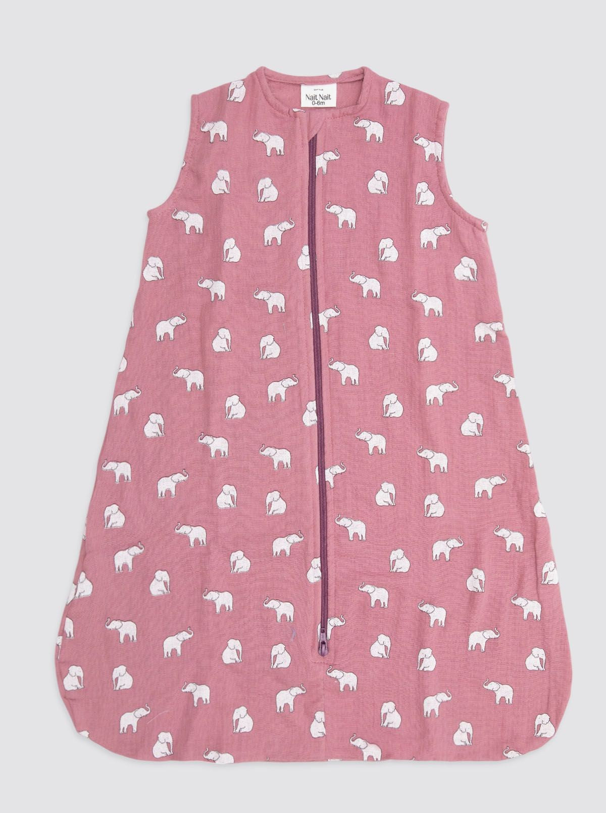 Saco Burbuja Bambula Rosa Elefantes