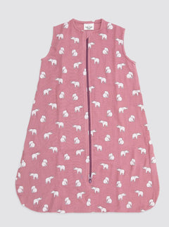 Saco Burbuja Bambula Rosa Elefantes