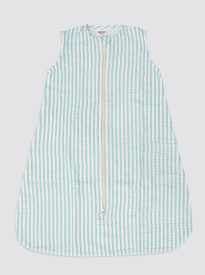 Saco Burbuja Bambula Rayas Verdes