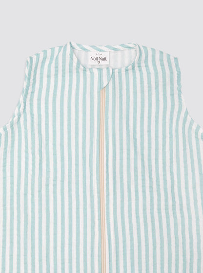 Saco Burbuja Bambula Rayas Verdes