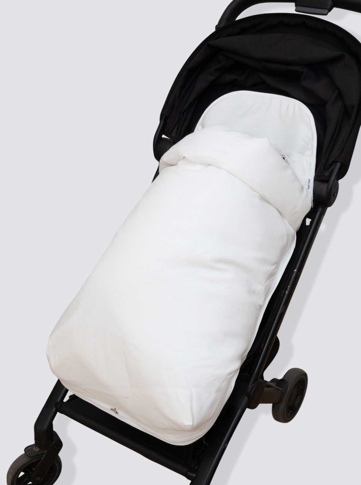 Housse de poussette Joolz Aer avec chancelière + Piqué Blanc