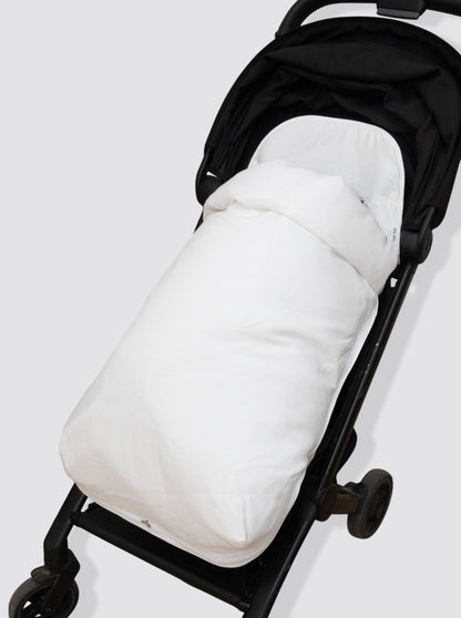 Housse de poussette Joolz Aer avec chancelière + Piqué Blanc
