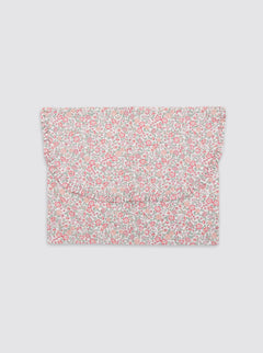 Grand sac à vêtements à fleurs rose fille