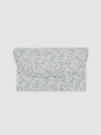 Petit sac à vêtements pour filles avec fleurs bleues