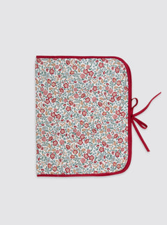 Sac organisateur de vêtements Nina bordeaux à fleurs