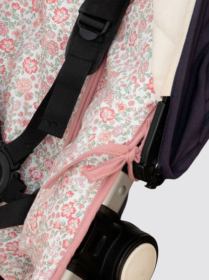 Summer Chair Cover Universal Flowers Nina Pink