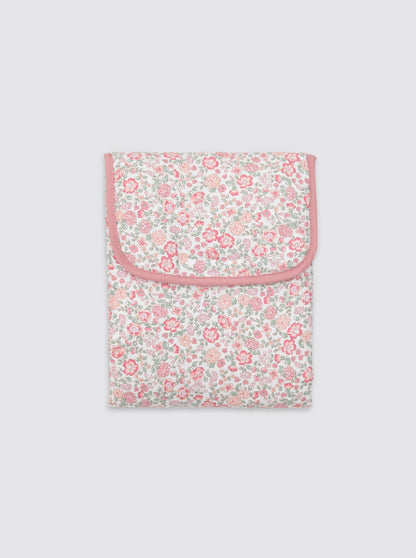 Cambiador con Bolsillos Flores Nina Rosa