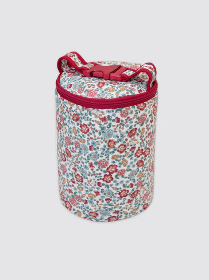 Nina Flowers Burgundy Thermal Bag